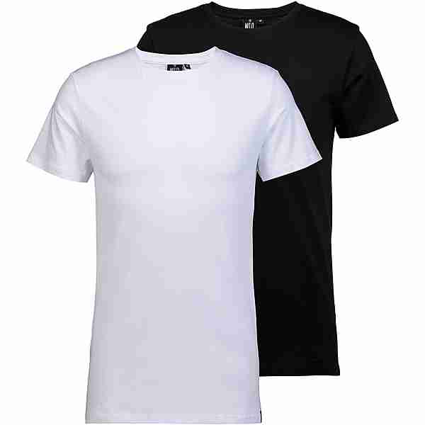 WLD Shirt Doppelpack Herren white and black