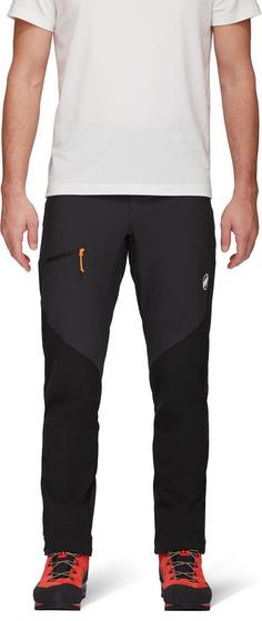 Rückansicht von Mammut Courmayeur Softshellhose Herren black