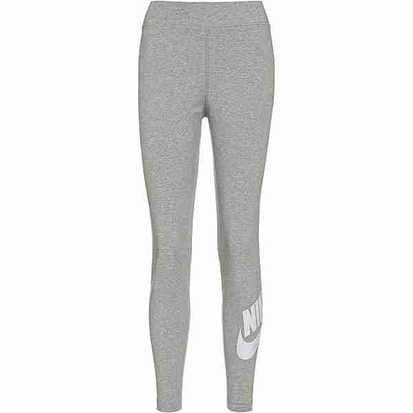 Nike Sportswear Essential Leggings Damen dk grey heather-white