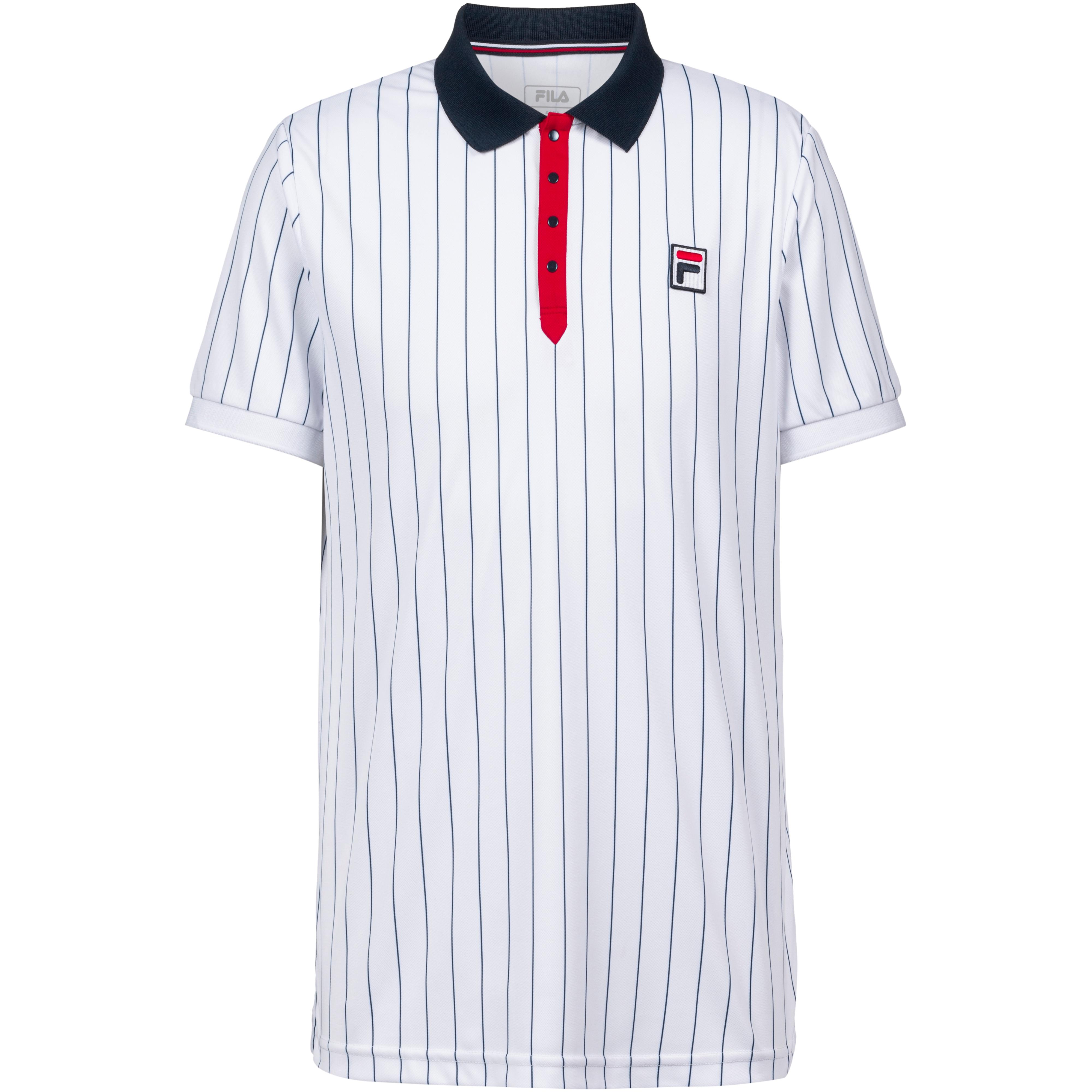 Image of FILA Stripes Tennis Polo Herren