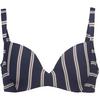 Roxy Moonlight Splash Bikini Oberteil Damen - mood indigo will stripes lurex