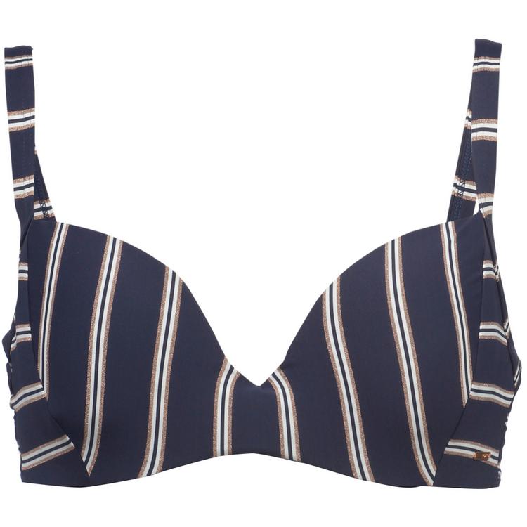 Roxy Roxy Moonlight Splash Bikini Oberteil Damen - mood indigo will stripes lurex - 0 | SportScheck