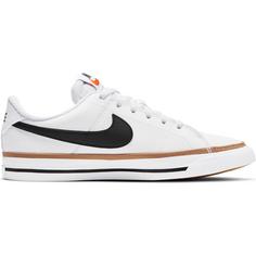 Rückansicht von Nike COURT LEGACY Sneaker Kinder white-black-desert ochre-gum light brown