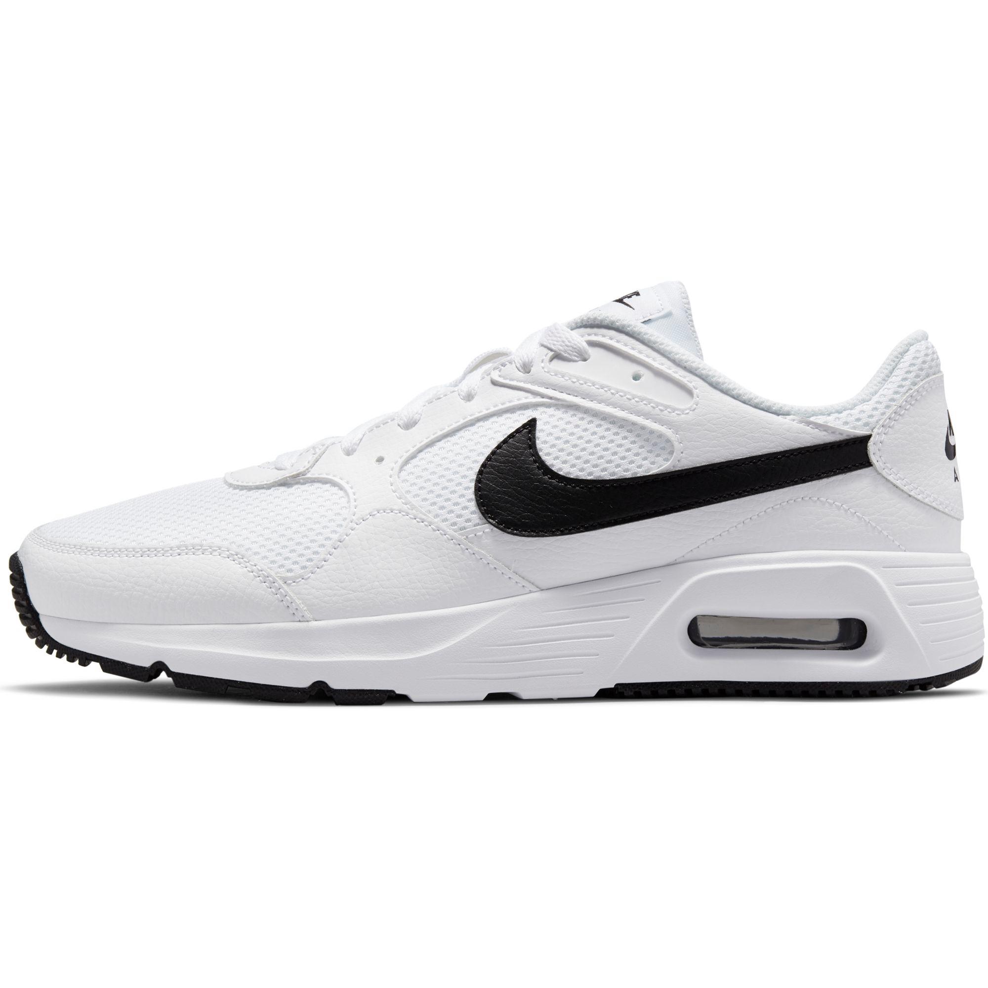 Black and white nike shoes air max on sale