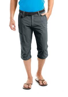 Rückansicht von Maier Sports Jennisei Caprihose Herren graphite