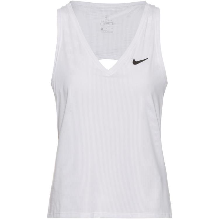 Nike Nike Court Victory Funktionstank Damen - white-black - 0 | SportScheck