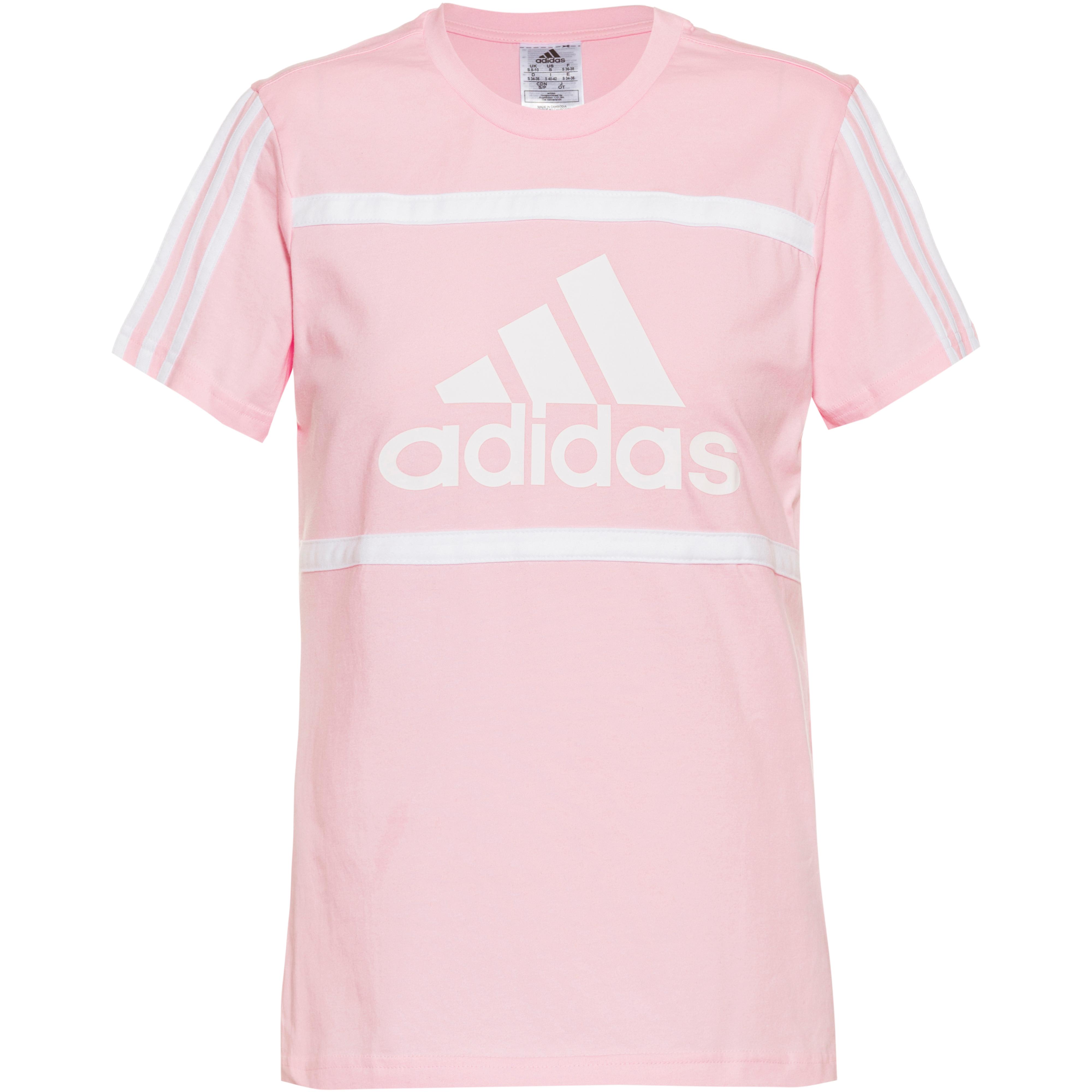 Adidas SPORT ESSENTIALS T-Shirt Damen clear pink-white im Online