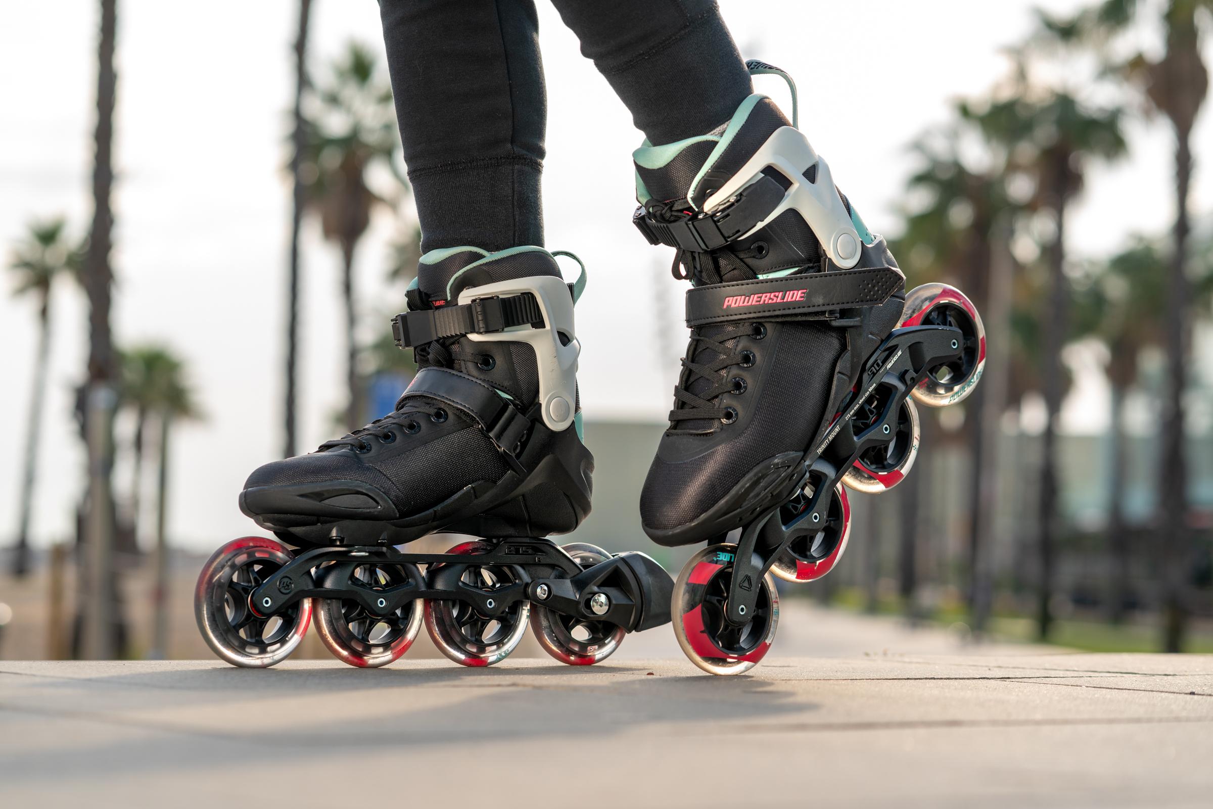 Produktbild von Inliner Herren Powerslide Phuzion Radon Bronze 90 Inline Skates – Fitness- Skates Für Damen & Herren | Trinity Rahmensystem 3x90mm Räder
