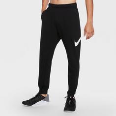 Rückansicht von Nike DRY GRAPHIC Trainingshose Herren black-white