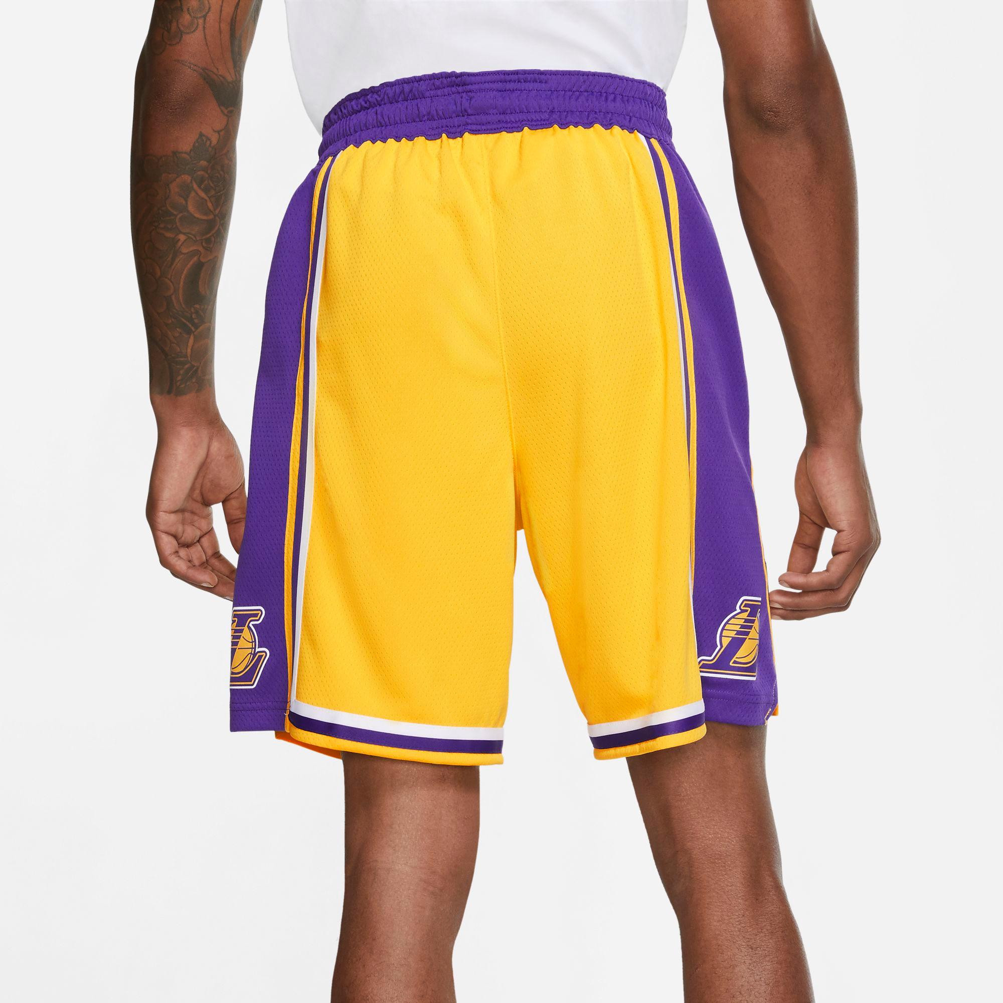 Men's Los Angeles Lakers Pro Standard White Team Shorts