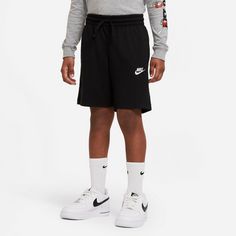 Rückansicht von Nike NSW Shorts Kinder black-white-white