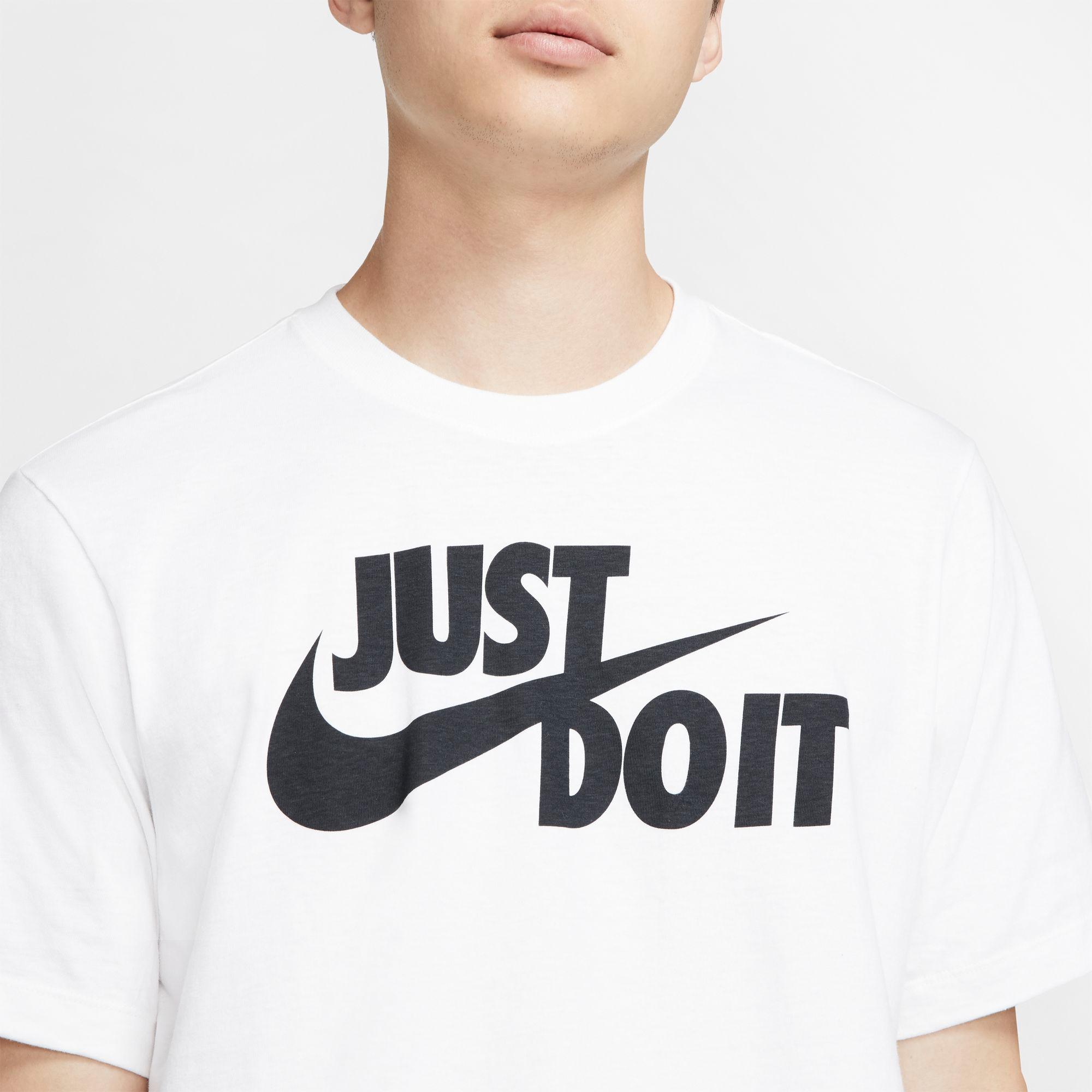 white just do it shirt