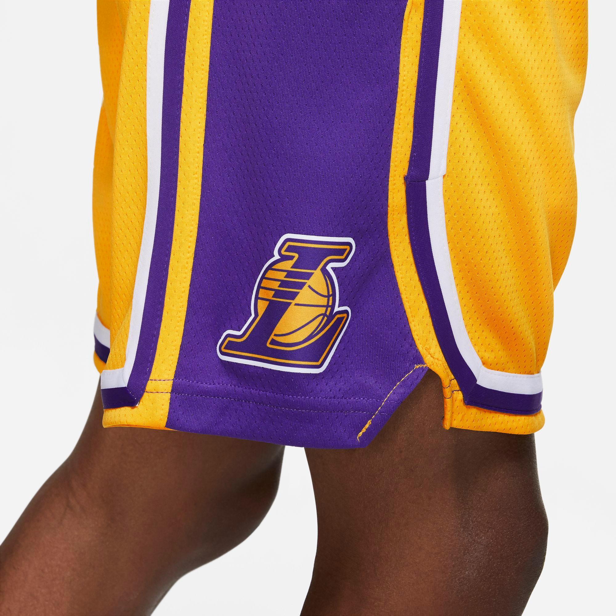 Lakers on sale shorts white