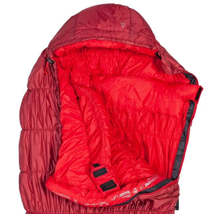Deuter Deuter Exosphere -6&deg; Kunstfaserschlafsack - cranberry-fire - 0 | SportScheck