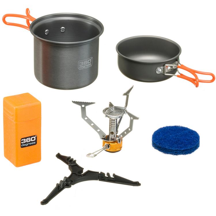 360&deg; degrees 360&deg; degrees 360&deg; Furno Stove + Pot Set Campingkocher - grey - 0 | SportScheck