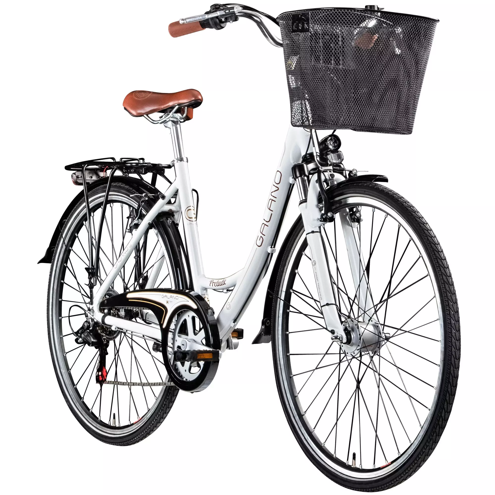 Galano Prelude 700c Damenfahrrad Cityrad Citybike Damen Weiss Im Online Shop Von Sportscheck Kaufen