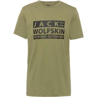 Jack Wolfskin BRAND T-Shirt Herren light moss