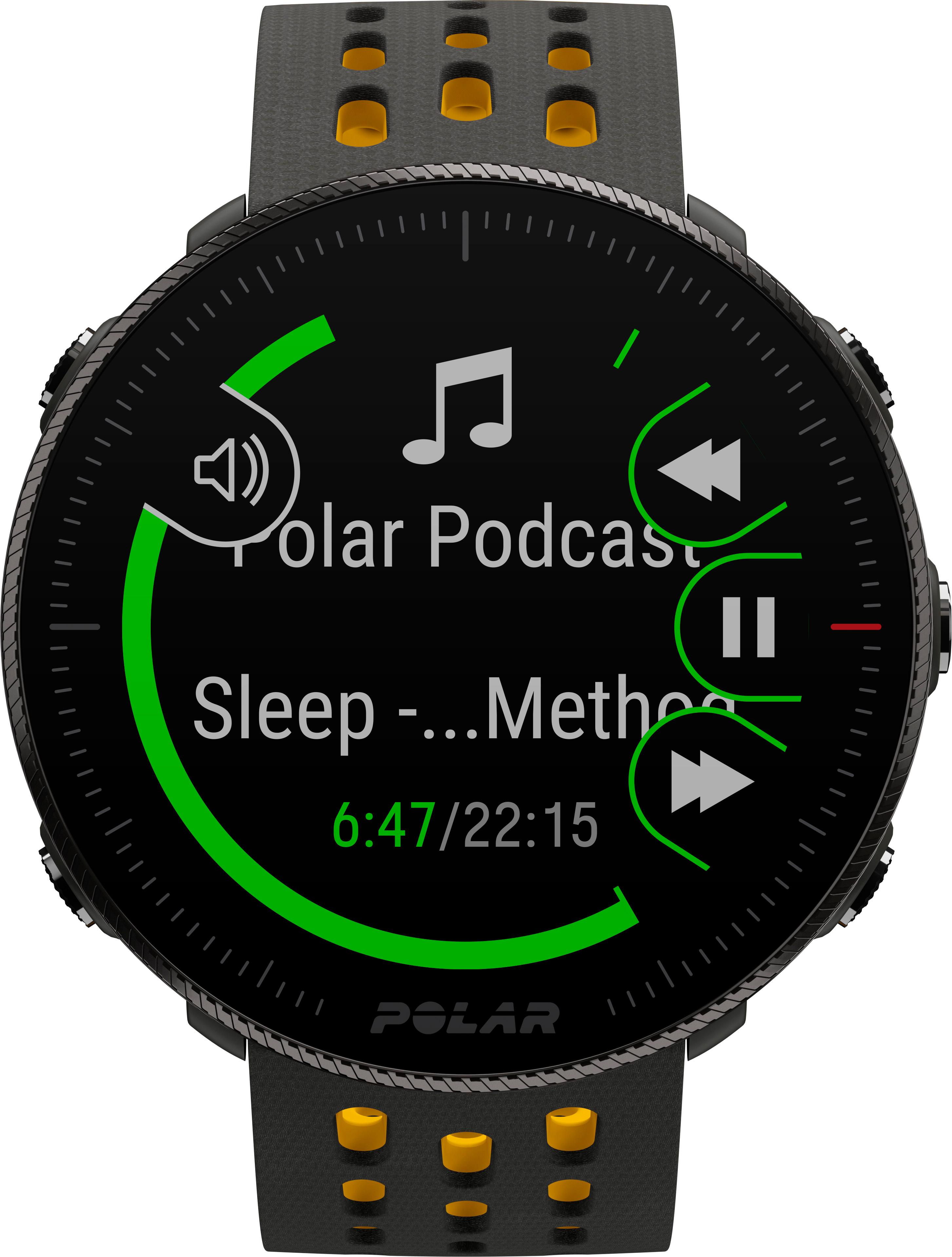 Polar VANTAGE M2 Sportuhr grey-yellow im Online Shop von 