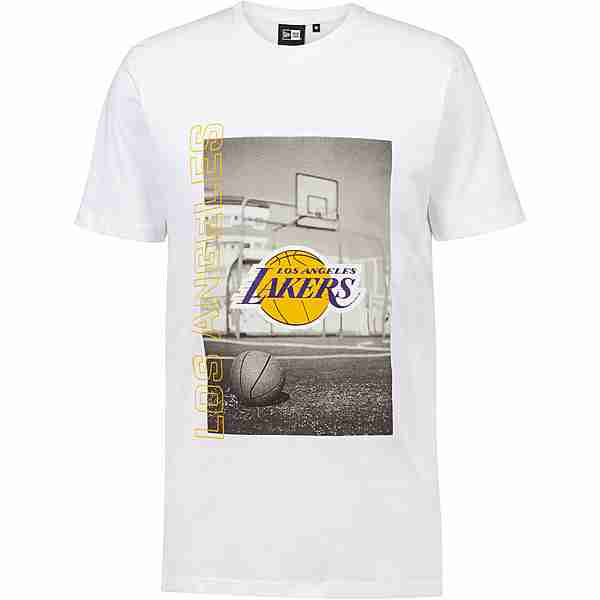 New Era Los Angeles Lakers T-Shirt Herren white