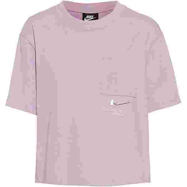 Nike NSW T-Shirt Damen iced lilac-white