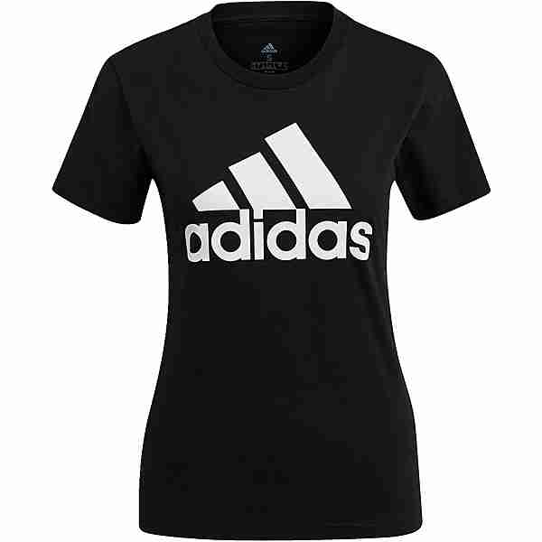 adidas Loungewear Essentials Logo T-Shirt Damen black-white