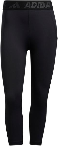 adidas 3 BAR TECH-FIT AEROREADY 3/4-Tights Damen black-white