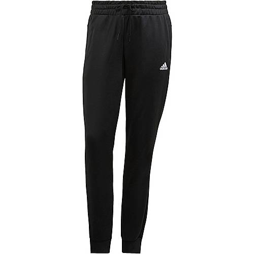 Adidas Essentials Logo French Terry Trainingsanzug Damen black-white im  Online Shop von SportScheck kaufen