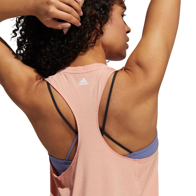 adidas adidas 3BAR LOGO AEROREADY Funktionstank Damen - ambient blush-white - 4 | SportScheck