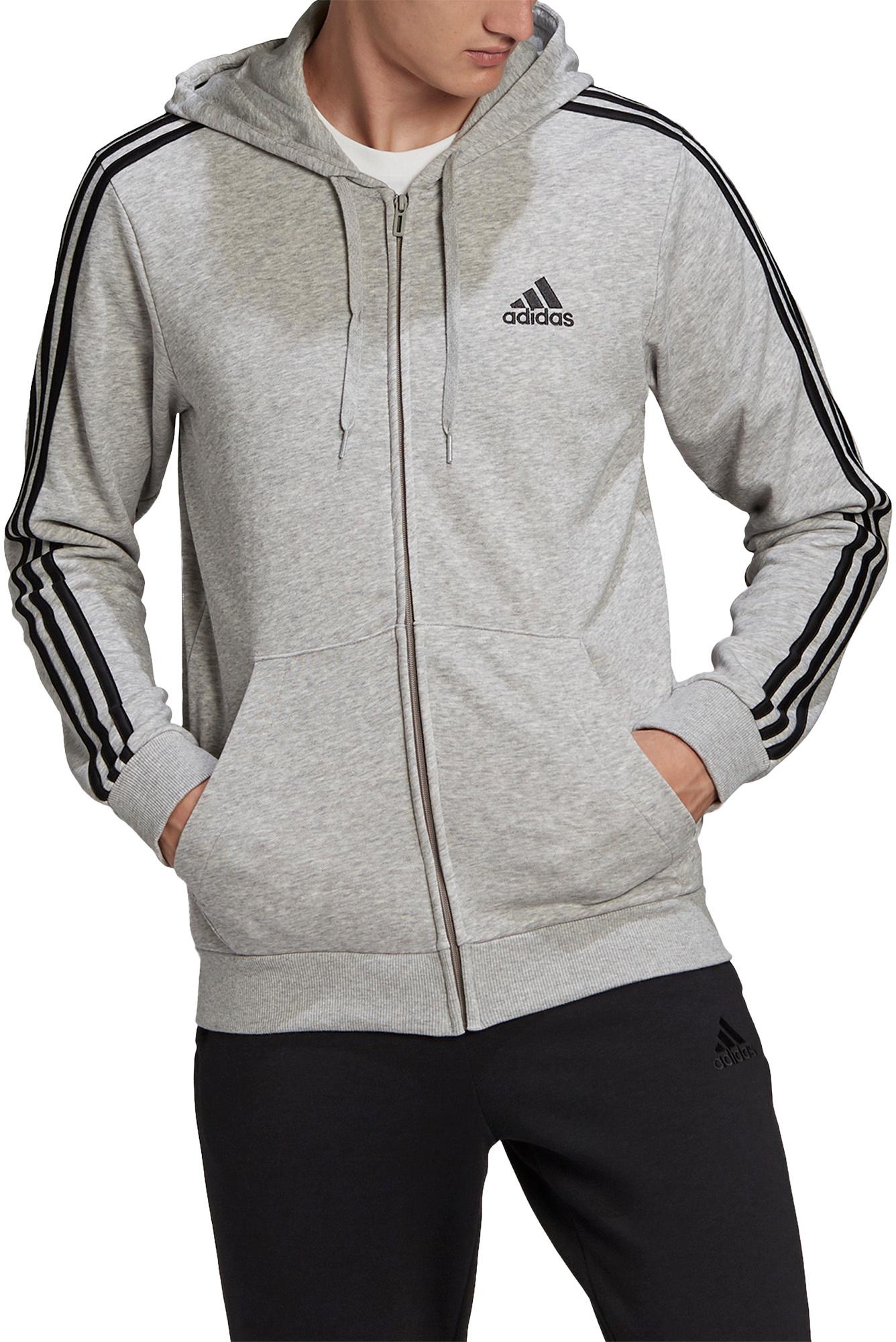 Adidas sweatjacke herren grau online