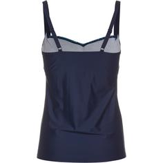Rückansicht von Lascana Tankini Oberteil Damen paisleydruck navy