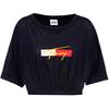 Tommy Hilfiger SF Medium Drawstring Croptop Damen - desert sky