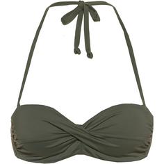 Lascana Bikini Oberteil Damen oliv