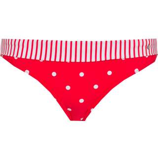 S.OLIVER Bikini Hose Damen rot-weiß gepunktet
