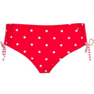 S.OLIVER Bikini Hose Damen rot-weiß gepunktet