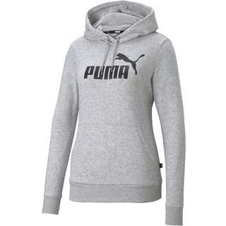 PUMA Essential Logo Hoodie Damen light gray heather