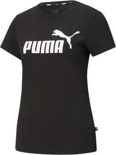 PUMA Essential Logo T-Shirt Damen black