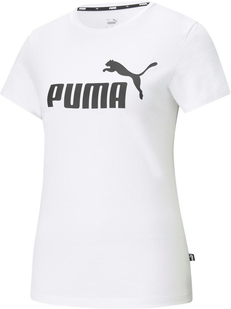 PUMA PUMA Essential Logo T-Shirt Damen - white - 0 | SportScheck