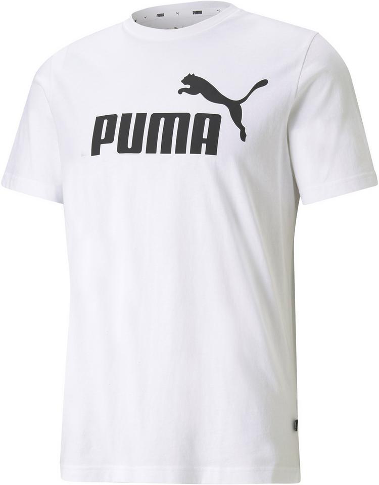 PUMA PUMA ESSENTIALS LOGO T-Shirt Herren - puma white - 0 | SportScheck