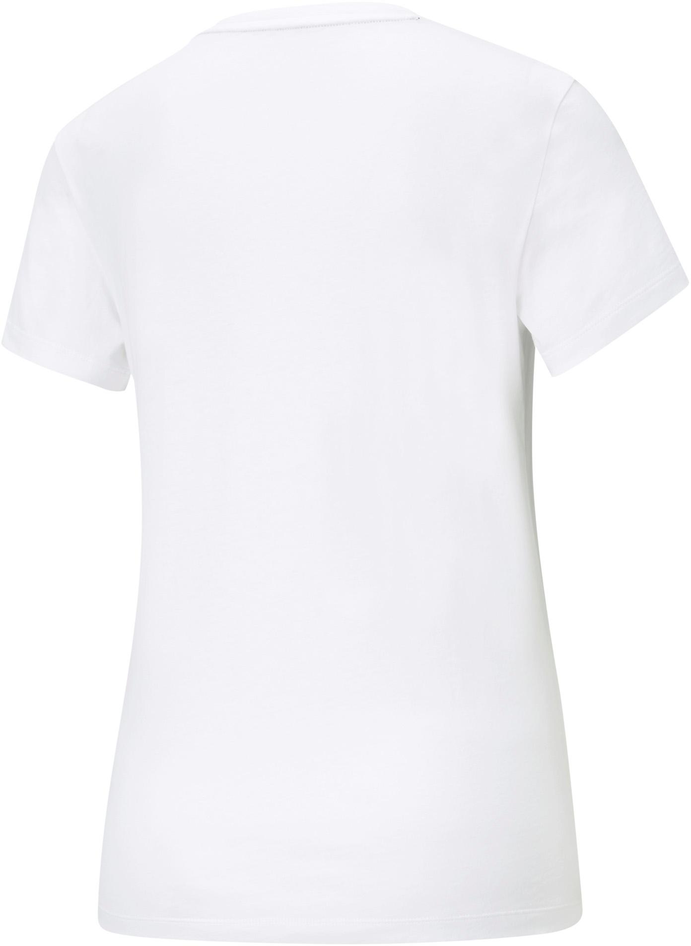Logo PUMA Damen im Essential Online SportScheck T-Shirt Shop von kaufen white
