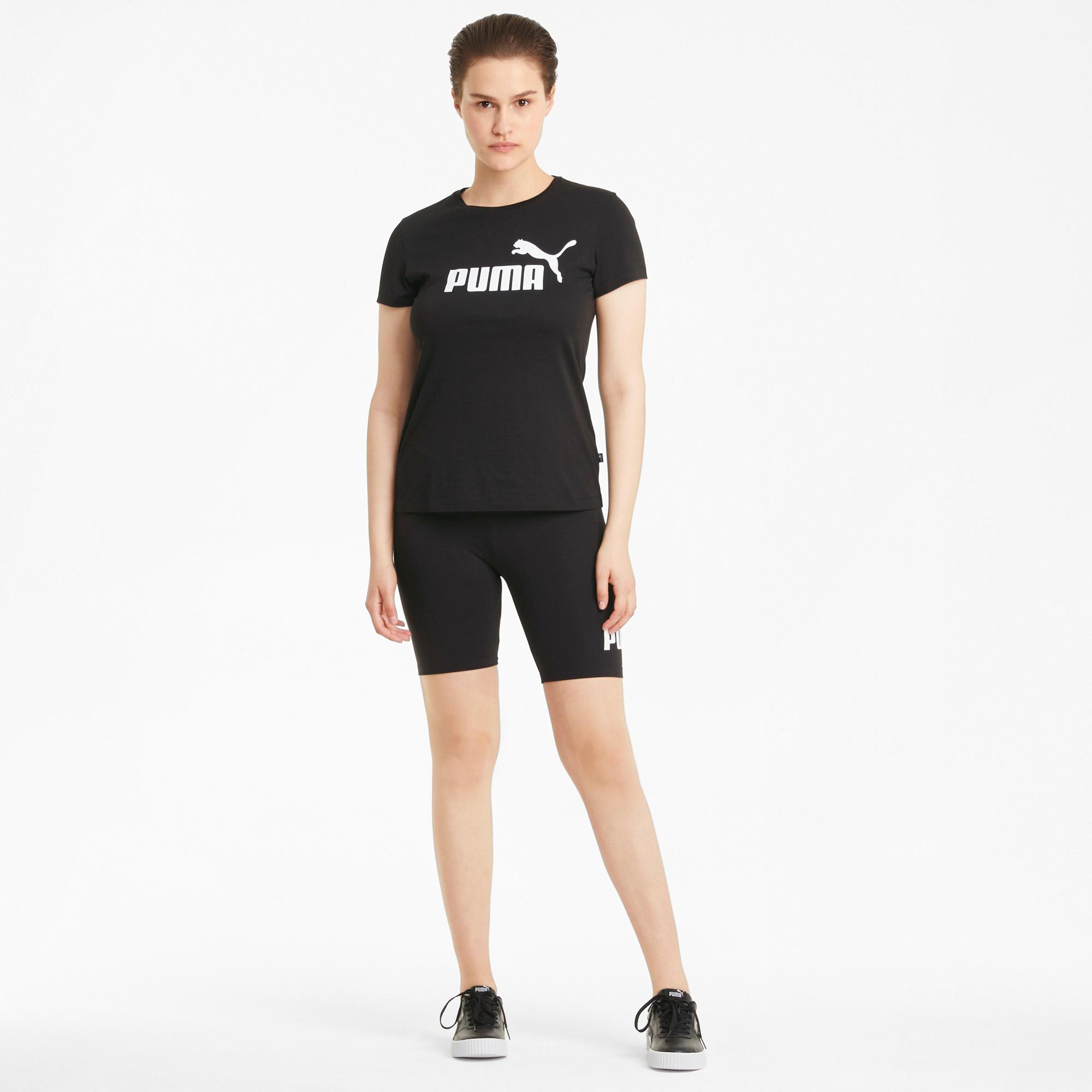 Shop-, Laden-, Händlerinformationen PUMA Essential Logo T-Shirt Damen von im kaufen Online black Shop SportScheck