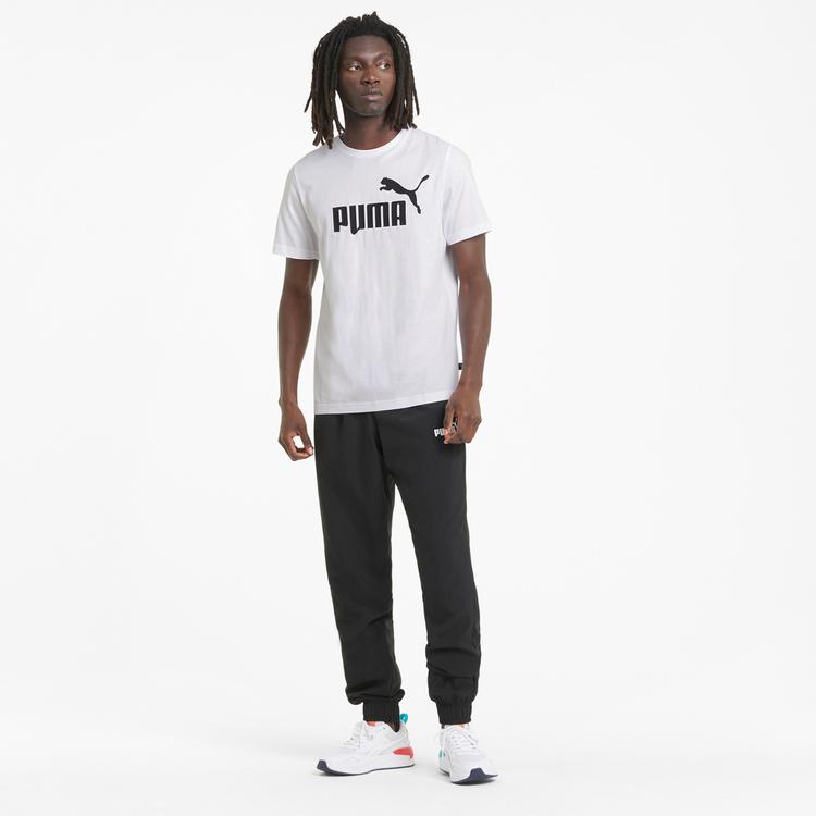 PUMA PUMA ESSENTIALS LOGO T-Shirt Herren - puma white - 2 | SportScheck