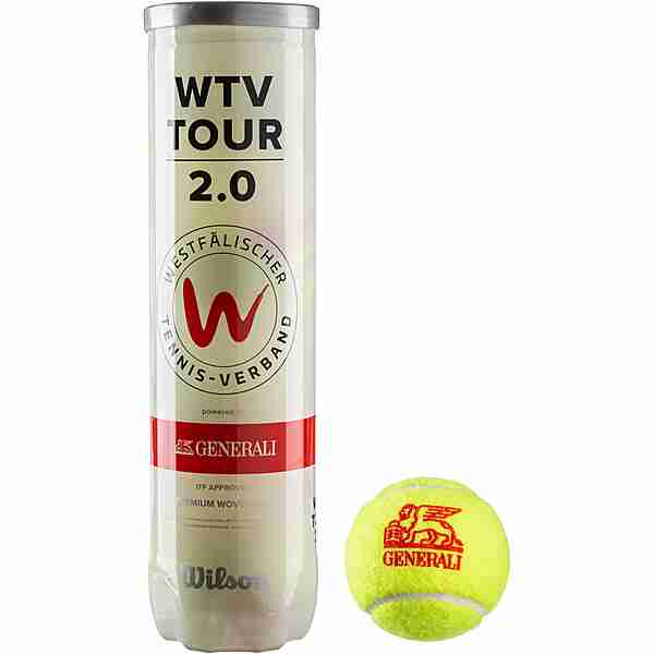 Wilson WTV Tour2.0 Tennisball GELB