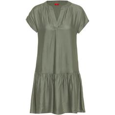 S.OLIVER Kurzarmkleid Damen khaki