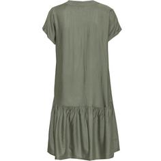 Rückansicht von S.OLIVER Kurzarmkleid Damen khaki