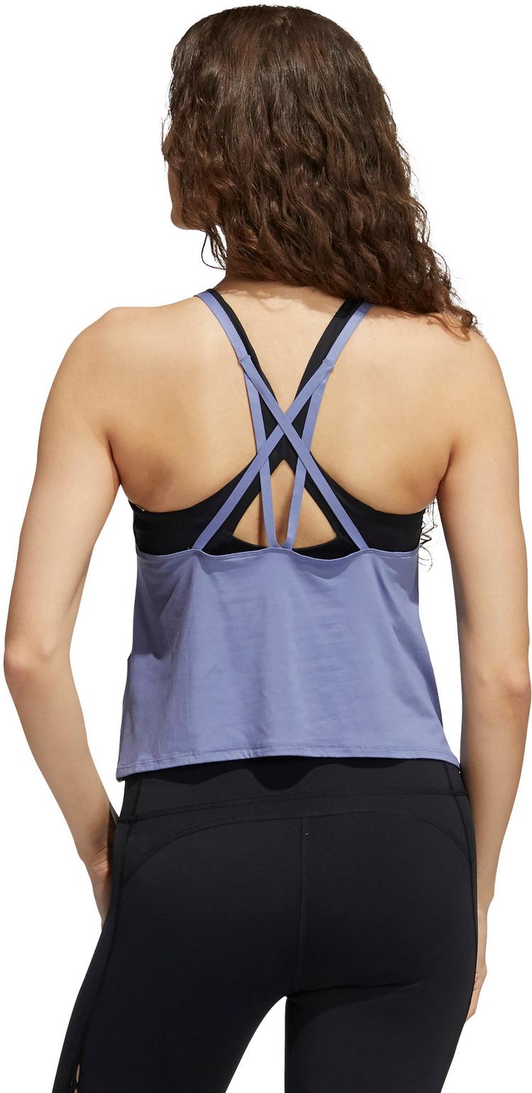 adidas adidas AEROREADY Funktionstank Damen - orbit violet-wonder white - 2 | SportScheck