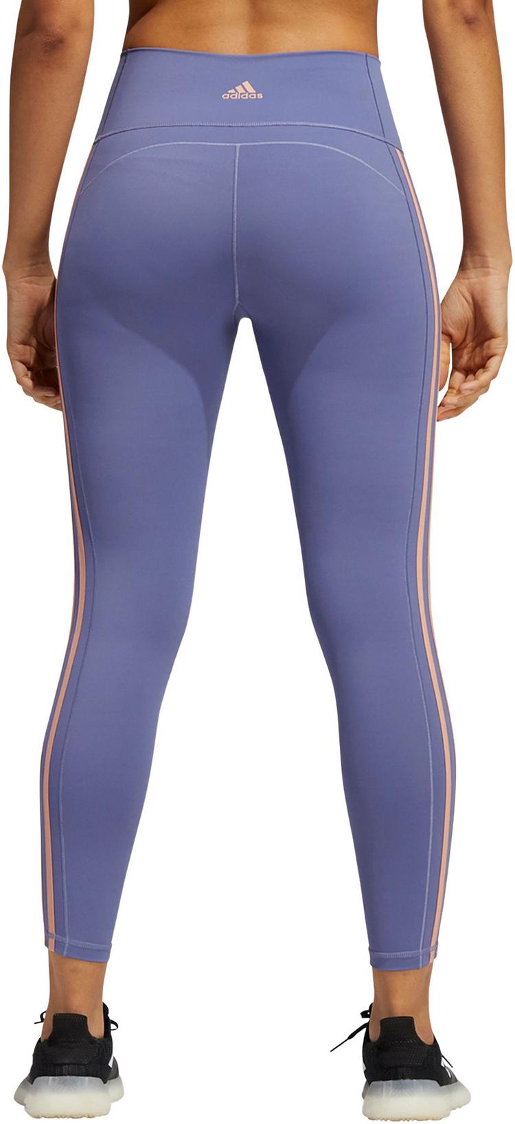 adidas adidas BELIEVE THIS 3-STRIPES AEROREADY Tights Damen - orbit violet-black - 2 | SportScheck