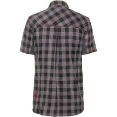 Rückansicht von Gonso Don Funktionshemd Herren black melange check