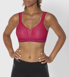 Rückansicht von TRIUMPH Triaction Energy Lite Sport-BH Damen cerise