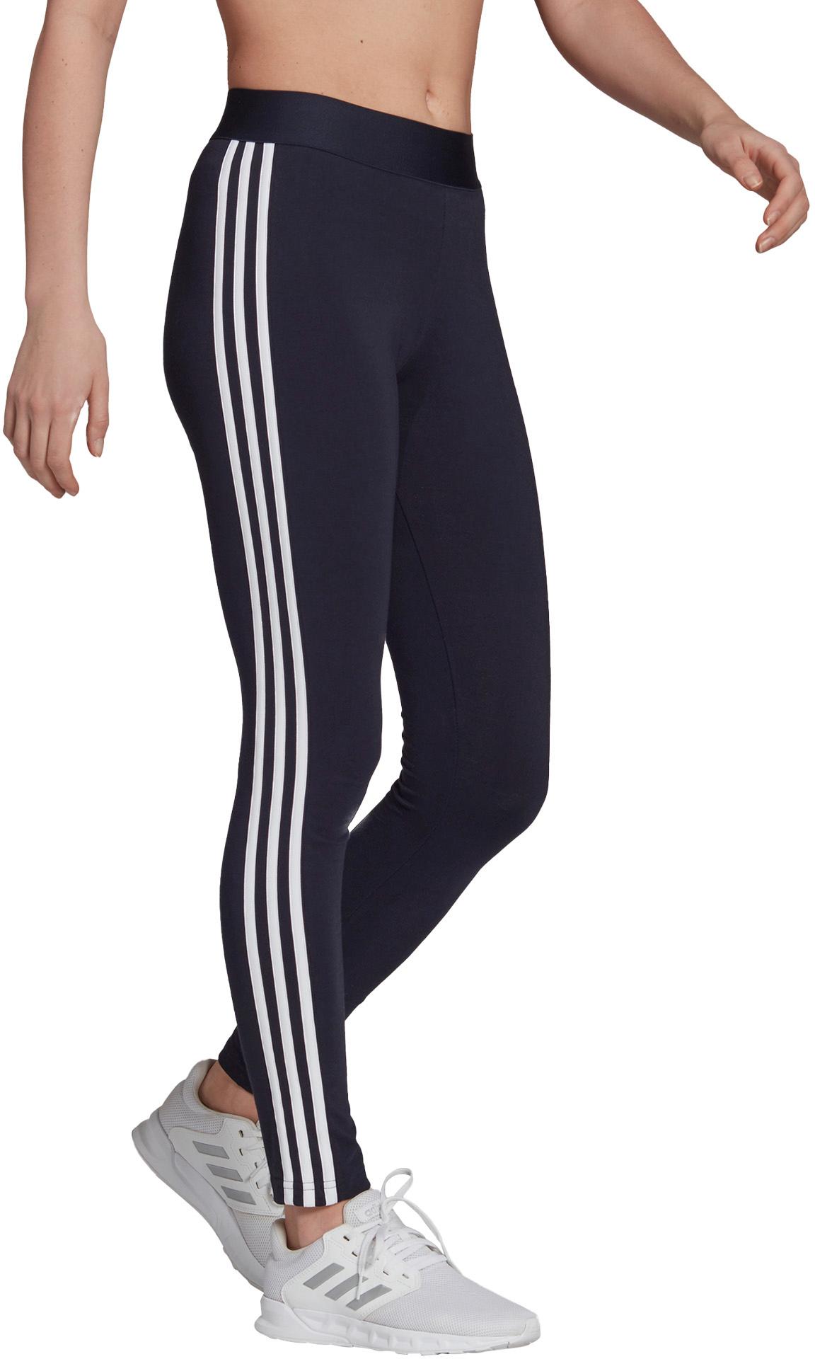 Adidas LOUNGEWEAR Essentials 3-Streifen Leggings Damen legend ink-white im Online  Shop von SportScheck kaufen