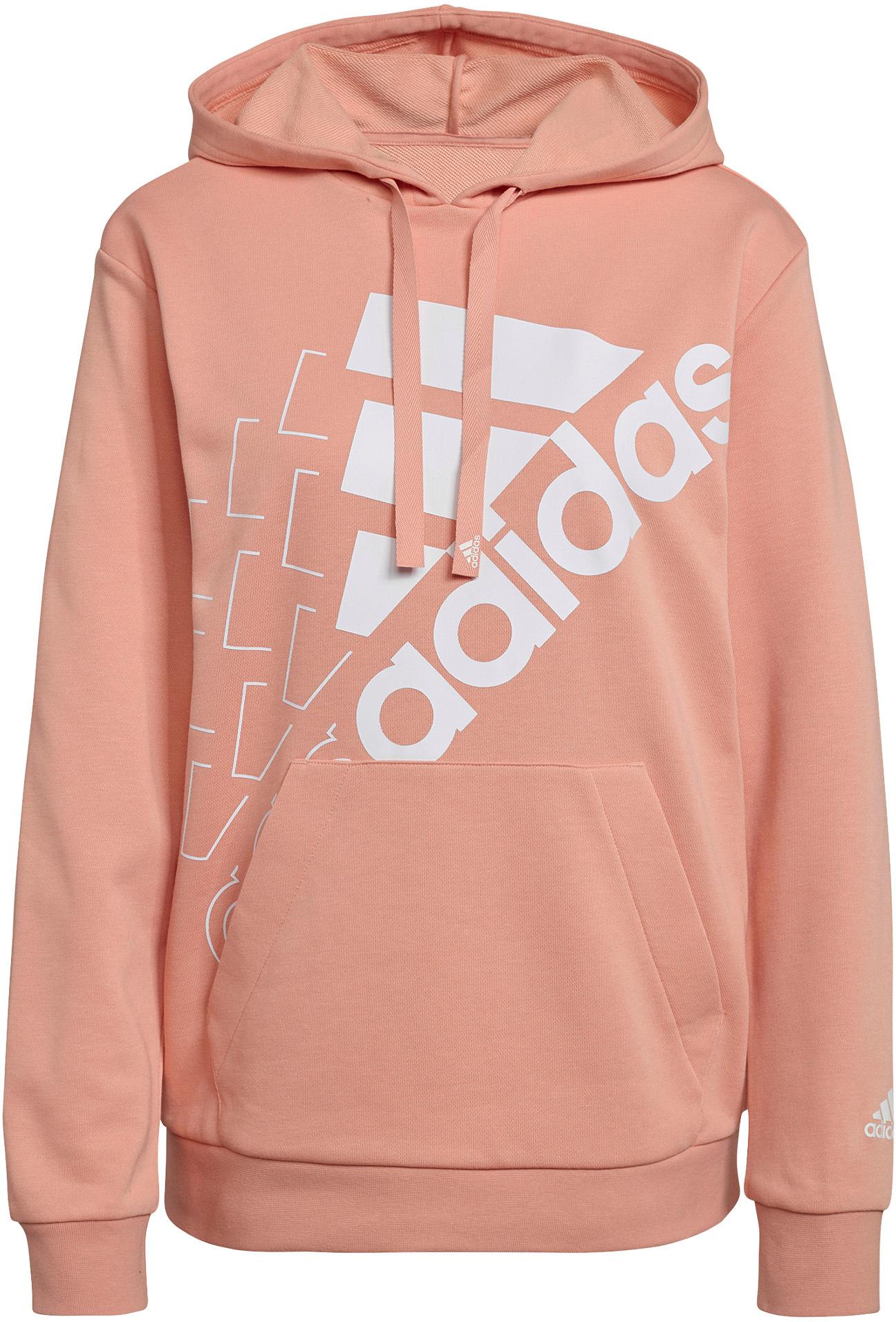 Adidas Hoodie Damen ambient blush white im Online Shop von SportScheck kaufen